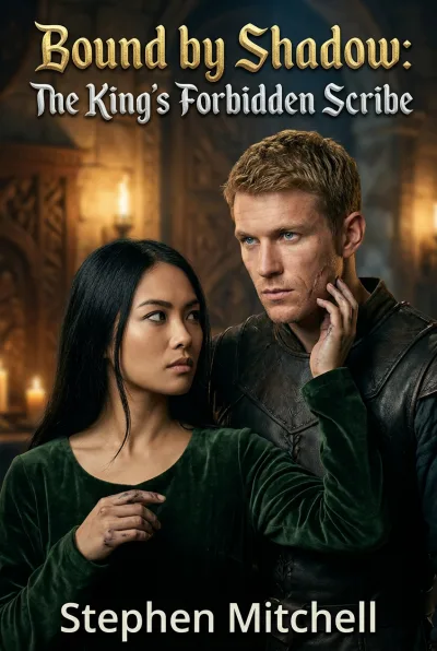 Cover for Bound by Shadow: The King's Forbidden Scribe
